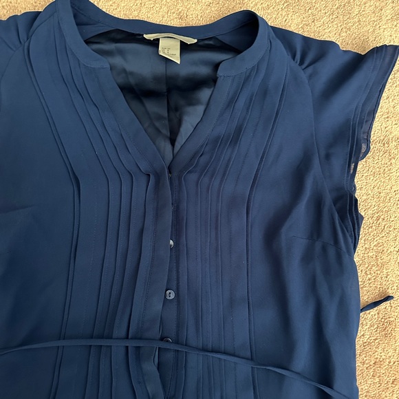 H&M Short-sleeve Blue Dress - Picture 2 of 5
